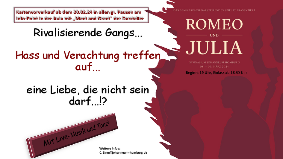 Rivalisierende Gangs...  Hass und Verachtung treffen auf...  eine Liebe, die nicht sein darf...?  