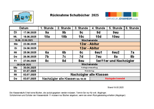 Terminplan R Terminplan R